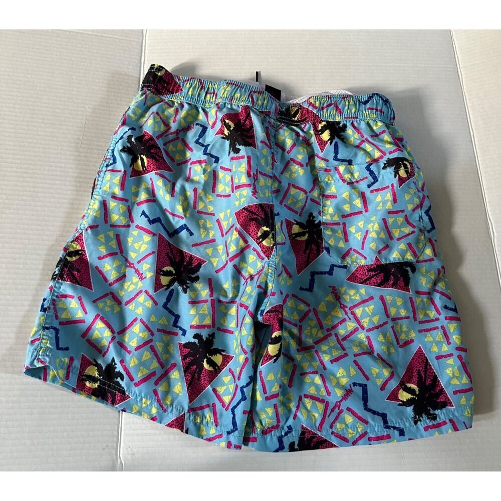 Maui and Sons Men's Medium Swim Board Shorts Drawstring Elastic Waist Mesh Lined - Picture 5 of 8